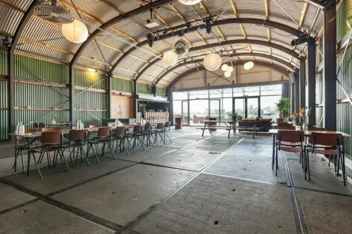 Hip Waterfront Venue With Industrial-Chic Design