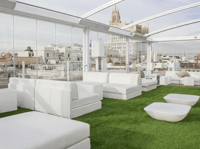  Glass-Enclosed Terrace With Stunning City Views