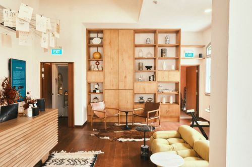 Eclectic Vintage Space With Courtyard