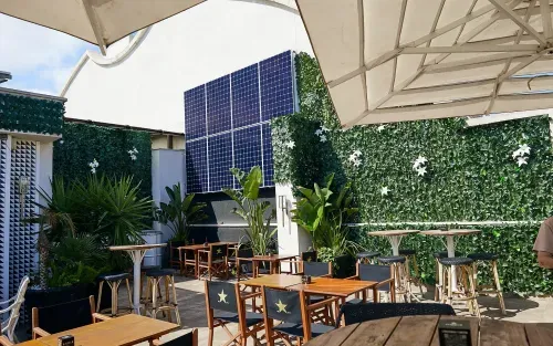 Eclectic Rooftop Venue With Artistic Vibes for Vibrant Corporate Mixers