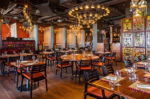 Exotic Oriental Space With a Vibrant Setup for Luxe Receptions & Soirees