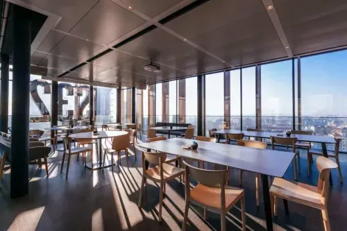 Panoramic Rooftop Venue With Modern Minimalism