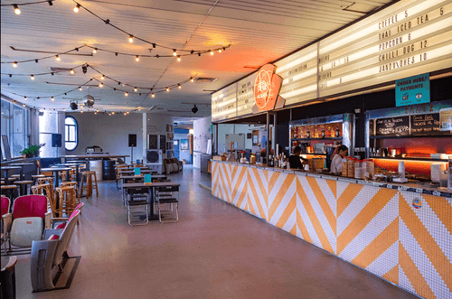 Mosaic loft-style event space in Singapore