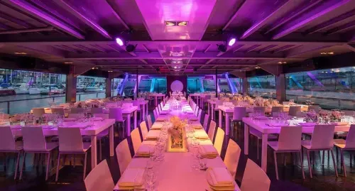 Modern Floating Venue With Scenic Views