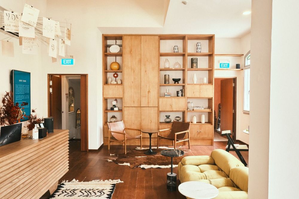 Eclectic Vintage Space With Courtyard