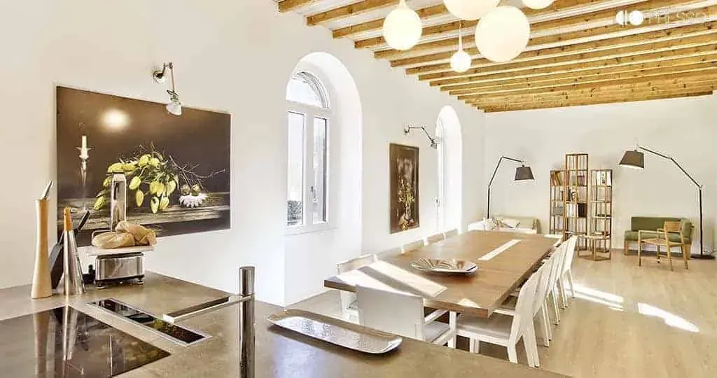 Warm Scandinavian-Inspired Room for Intimate Luncheons