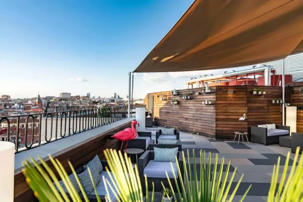 Sophisticated Rooftop Terrace With Panoramic Views