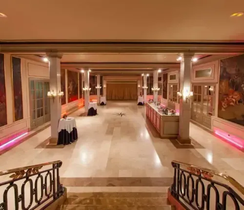 Opulent Salon With Spanish Folklore Murals
