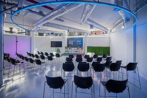Hybrid event space in Lisbon's business centre