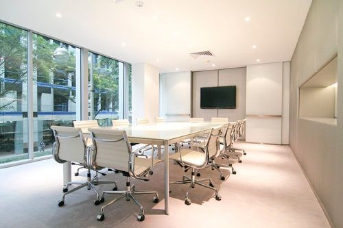 Minimalistic Boardroom With Street Views