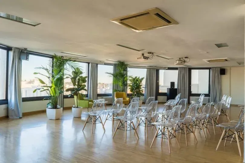 Sun-Soaked Venue With Panoramic Glass Walls