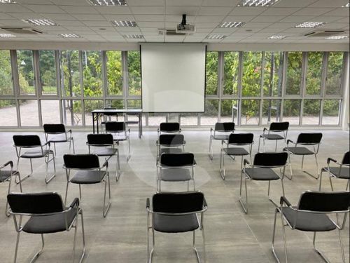 Glass-Enclosed Hall With Garden Views for Inspiring Workshops