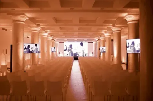 Grand neo-classical conference venue in Madrid