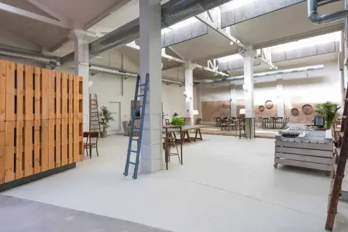 Bright Industrial Loft With Rustic Accents
