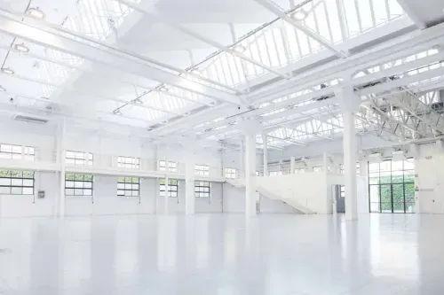 Radiant White Space With Fantastic Skylights